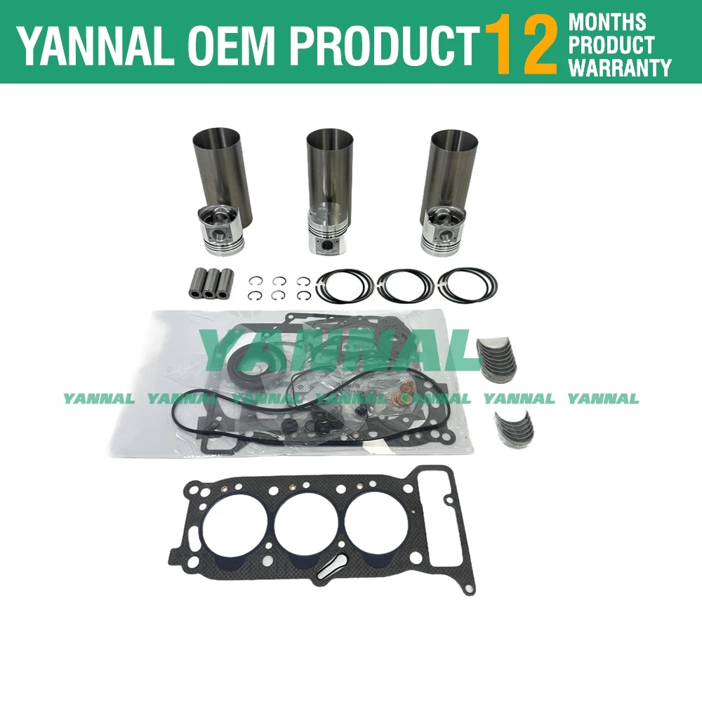 3KR1 Overhaul Rebuild Kit Parts For ISUZU Engine SUMITOMO S90 S90FX excavator