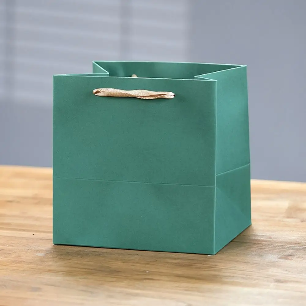Stylish Paper Gift Carrier For Gongjiang Tea Set Zisha Teapot Box Chinese Elegant Design Portable Handle Handbag Tote