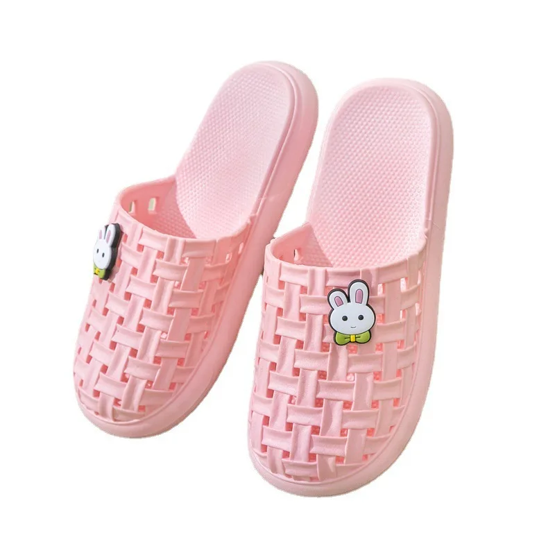 شباشب أرنب مقاومة للانزلاق للنساء، أحذية للرحلات، شباشب على شاطئ البحر