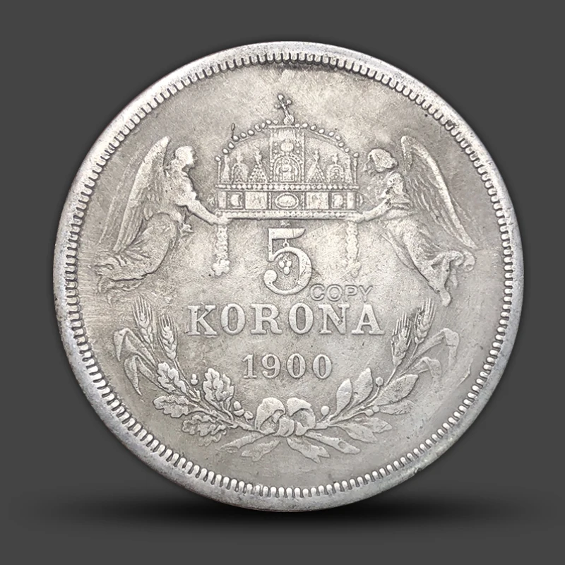 عملة تحدي نسخة عتيقة ، ميدالية قديمة للتحصيل ، ديكور منزلي ، هدية عطلة عيد الميلاد ، أوروبا ، إنجلترا ، من 5 كورونا #2