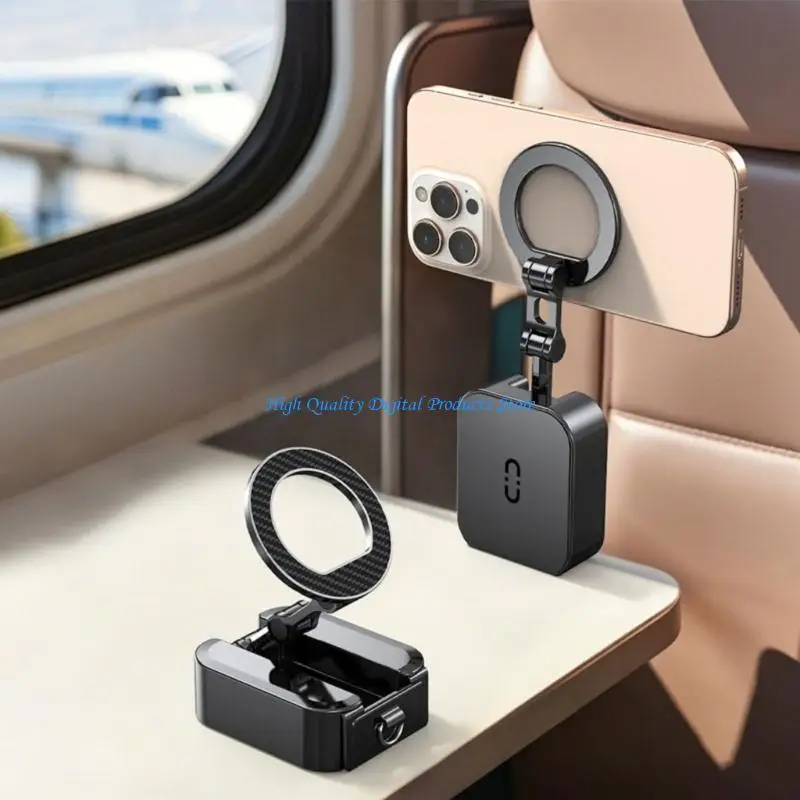 U2JE Phone Holder Foldable Portable 360 Degree Adjustable Stand For Car Interior Desk Travel Kitchen And Office Use
