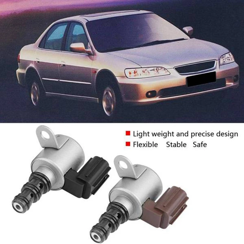 Automatic Transmission Shift Control Lock Up Solenoid for Honda Accord Acura 28400-P6H-003 28500-P6H-013(Brown)