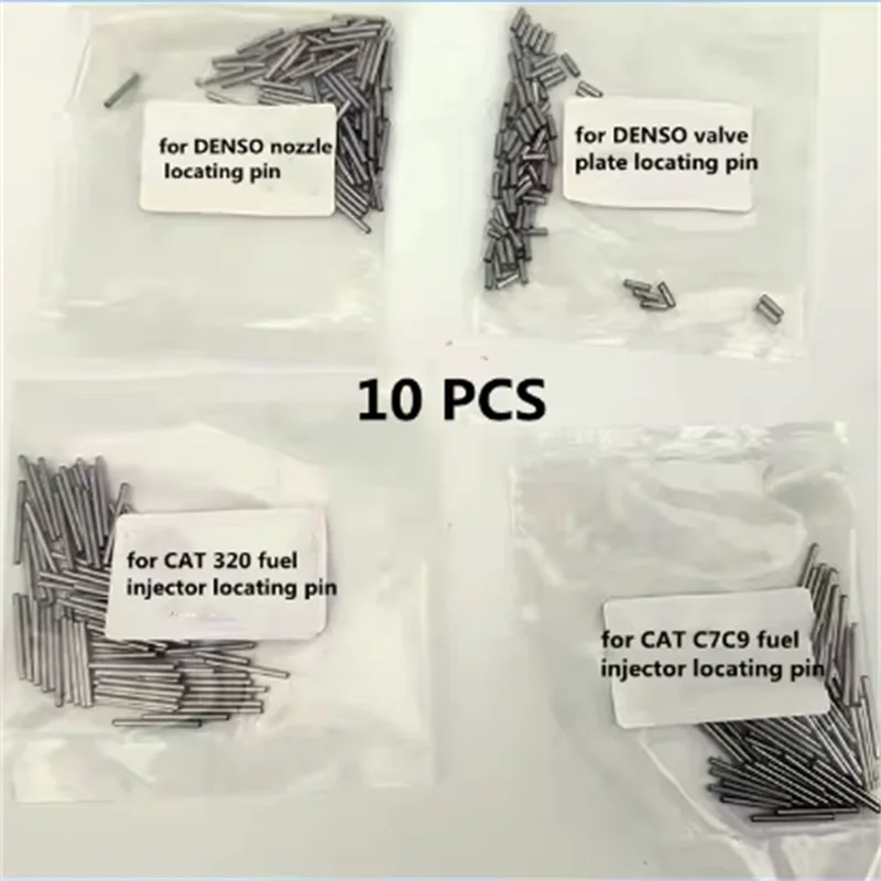 

10 шт. дизельный штифт для позиционирования форсунки Common Rail для CAT 320D C7 C9 Denso, отверждаемая клапанная пластина