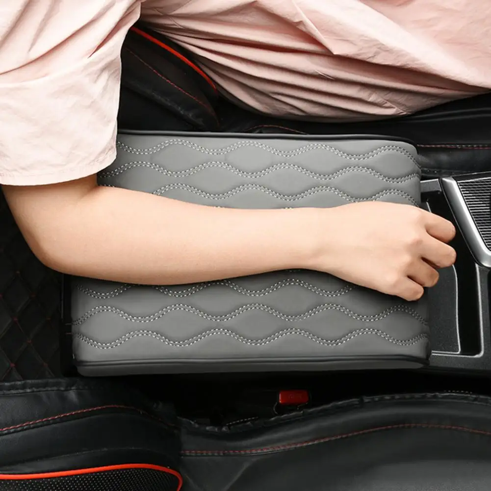 

Armrest Mat for Cars Thick Armrest Protector for Vehicles Comfortable Memory Foam Car Armrest Box Pad Waterproof Suv for Wide