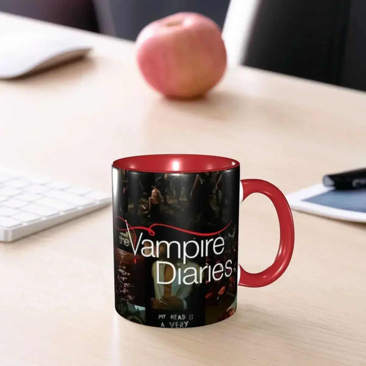 DIY The Vampire Diaries Ceramic Mug Personalized Coffee Cups Creative Present