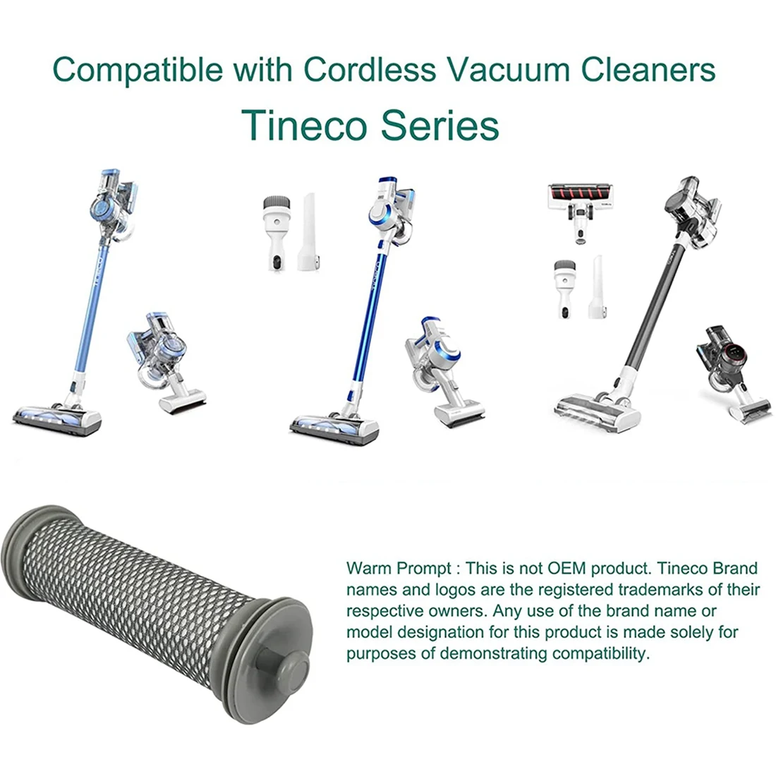 4 Pack Pre Filter Compatible for Tineco A10/A11 Master , A10/A11 Hero, A10 Dash,ONE S11 Series Cordless Vacuum Cleaners