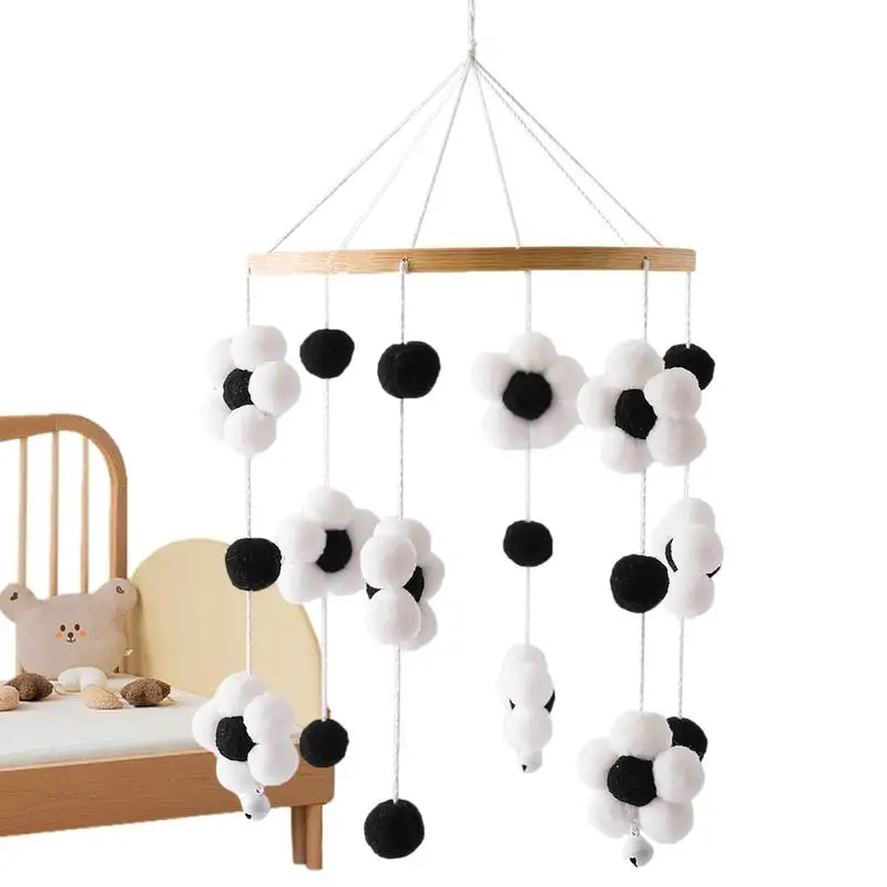 Brinquedo de chocalho de bebê para recém-nascido, móvel na cama, cama recém-nascida Bell, brinquedos suspensos, suporte, brinquedos infantis para meninos, 0-12 meses