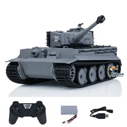 Gifts Taigen 1/24 RC Battle Tank Tiger I Radio Control Military Tanks Infrared Combat Cars Vehicle Toys for Boys TH23570