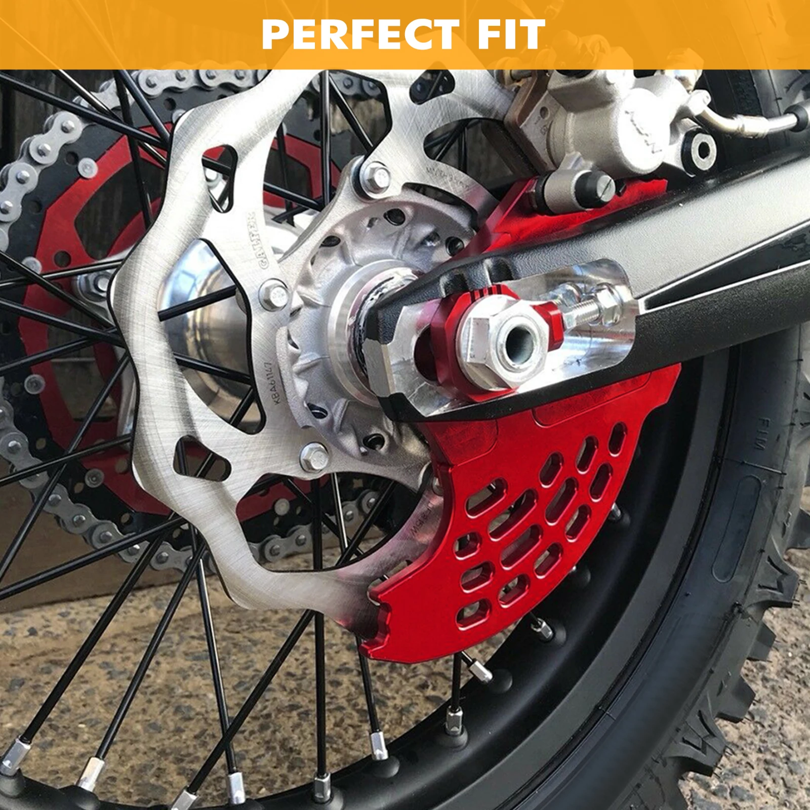 

For 2024 Beta RR 300 RR 250 RR-S 350 2013-2024 RR 125 200 RR-S 500 430 390 Front Rear Brake Disc Cover Guard Caliper Suppor Kit