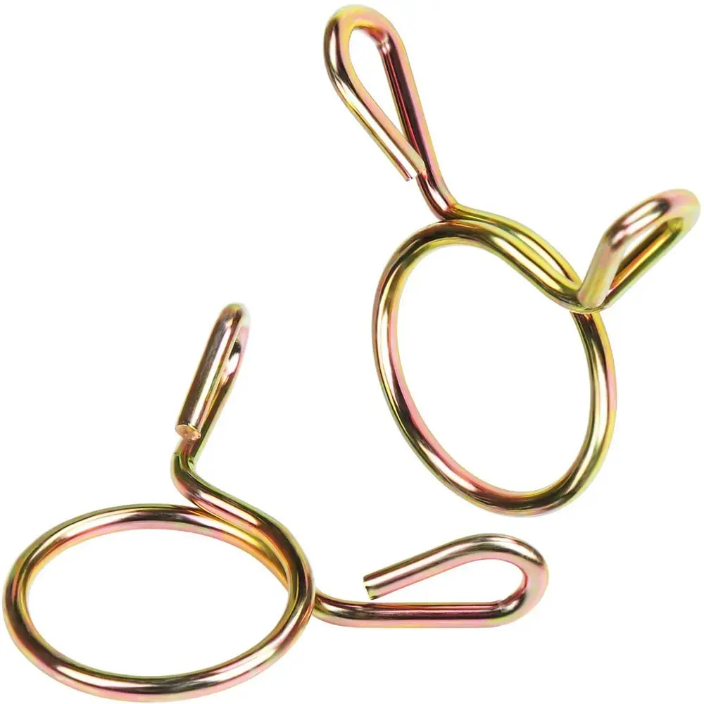 

Accessories for Motorcycle M5-M14 Zinc Plated Metal Fastener Fuel Line Hose Clips Water Pipe Hose Clamp Tubing Spring Clamps