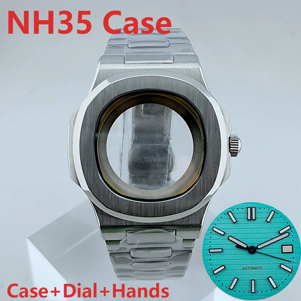 

Корпус часов NH35, мужские часы с сапфировым стеклом, автоматический механизм, подходит для часов с механизмом серии NH, аксессуары