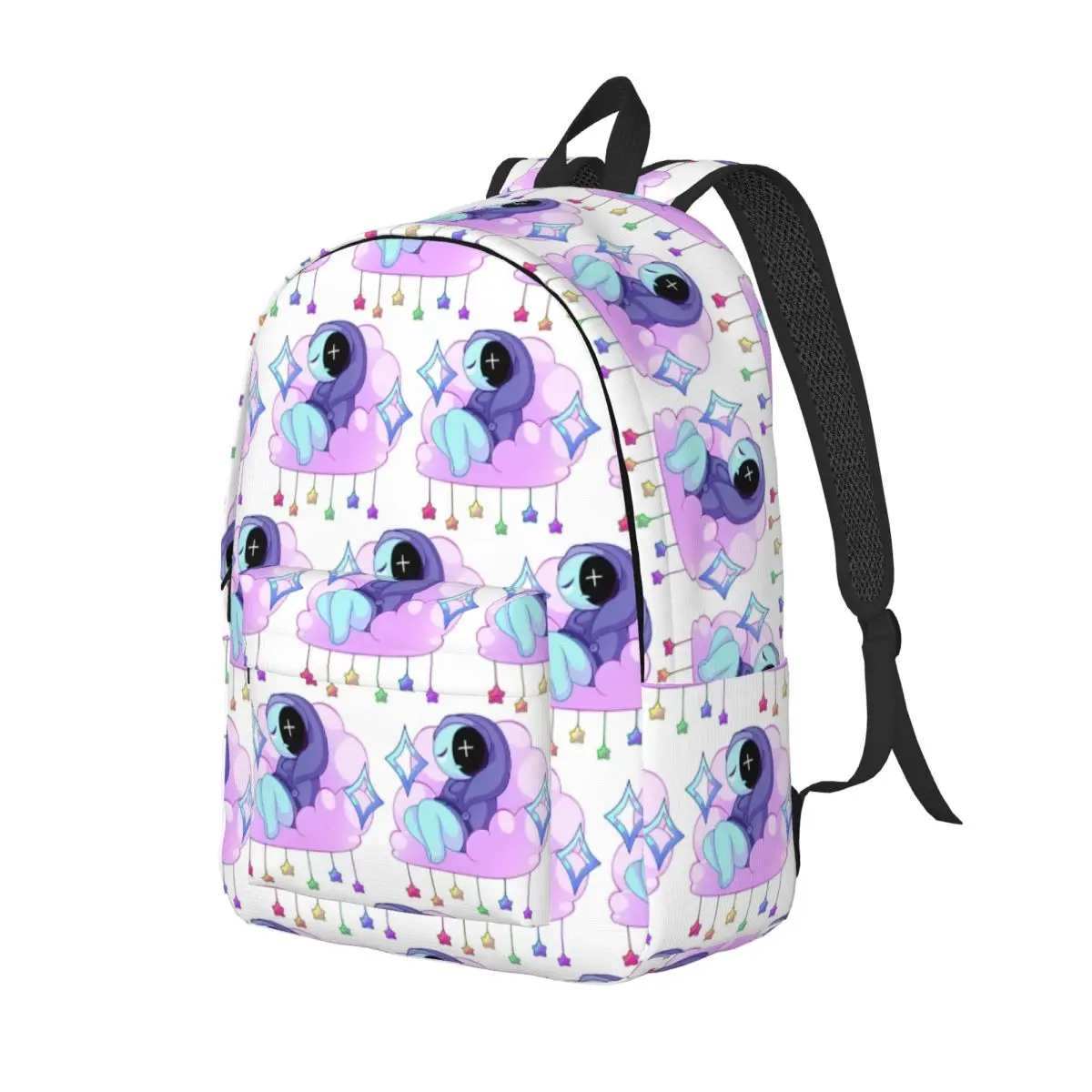 حقيبة ظهر Sleepy Astro Dandys World للطلاب في المدارس الثانوية المتوسطة حقيبة كتب للمراهقين من القماش حقيبة نهارية رياضية #2