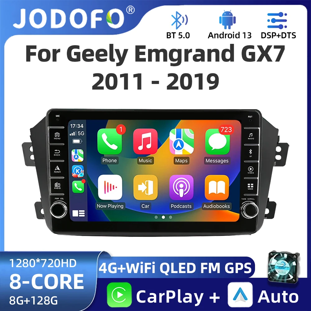 

Carplay Android Auto Car Radio For Geely Emgrand X7 GX7 EX7 2011 - 2019 Multimedia Player Navigation Car Intelligent Systems