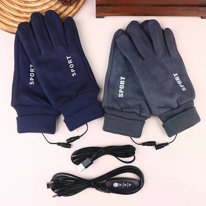

Перчатки с USB-подогревом, водонепроницаемые зимние перчатки для сноуборда с сенсорным экраном, грелки для рук, уличные перчатки для рыбалки, катания на лыжах, мотоцикла, велосипеда