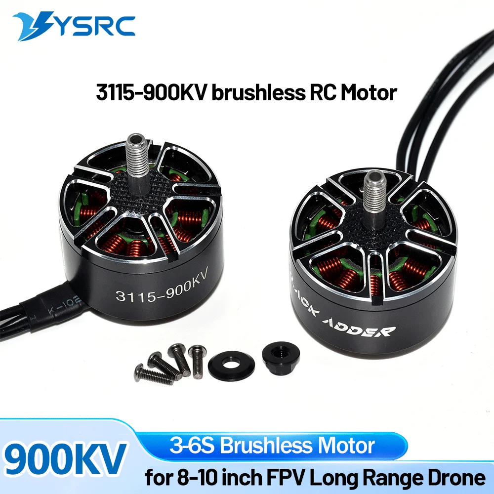 1PCS/4PCS 3115 900KV Brushless Motor 3-6S  LIPO 1525W Power Rc motor for FPV Freestyle 8-9inch 10inch Long Range Drones RC Model