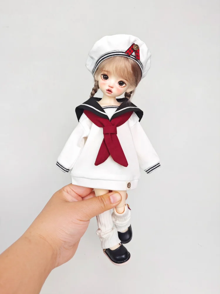 

Одежда для кукол BJD для куклы YOSD 1/6, свитер, шляпа, галстук, чехол для ног, аксессуары для одежды для кукол (без кукол)