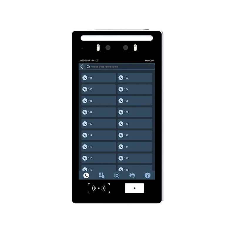 Biometric Access Control Video Intercom 8-inch LCD Screen Waterproof/Weatherproof Android 10 Customized Logo OEM VF618Pro
