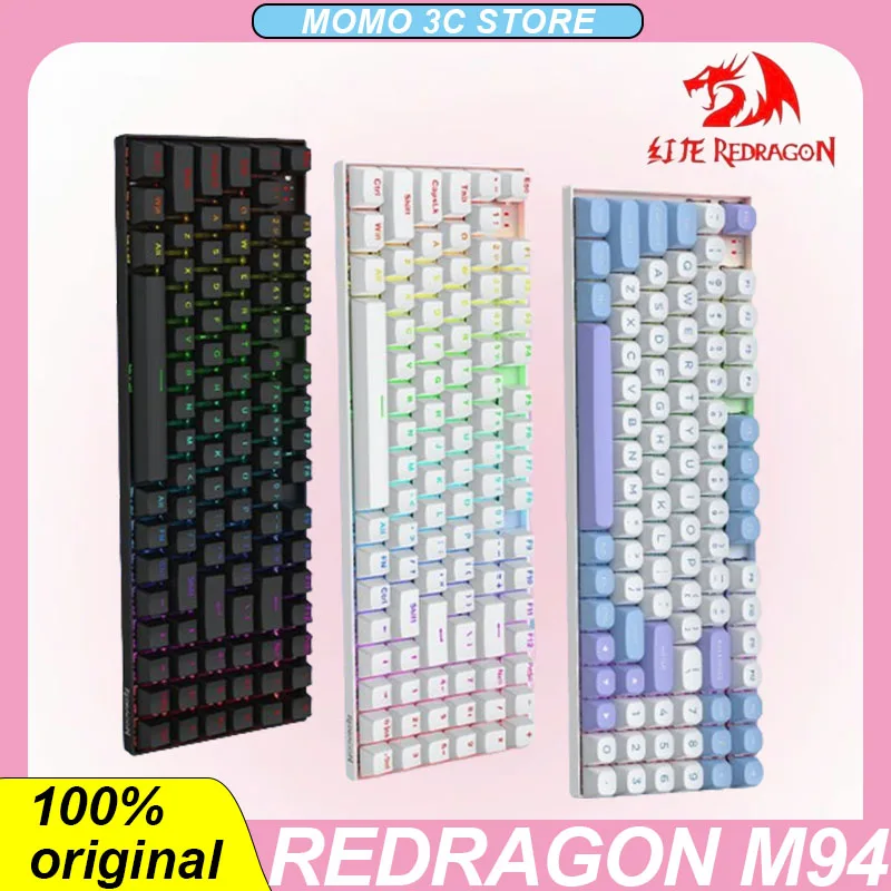 

Redragon M94 Wired Magnetic Axis Keyboard 8K RGB RT Esports PBT Keycap Game Plug-In Fps Type-C Customized PC Laptop Accessory