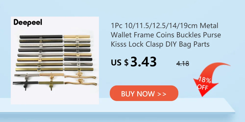 2/4pcs Deepeel Bag Metal Locks Buckle Twist Turn Lock Snap for DIY Purse Clasp Replace Repair Bags Closure Hardware Accessories