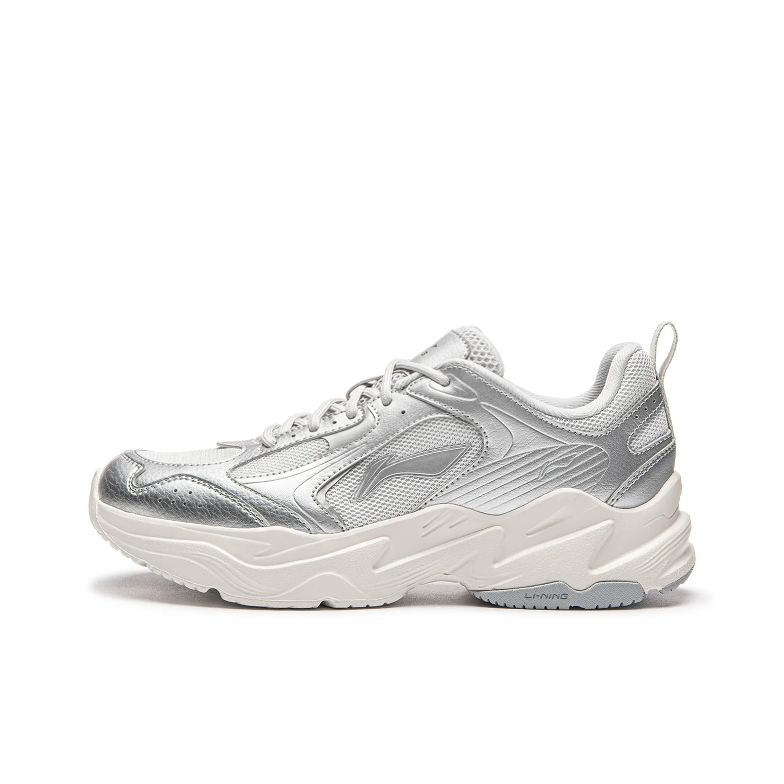 Li Ning Cloud Returns Casual Shoes Women's Low Top Silver AGCW482-3