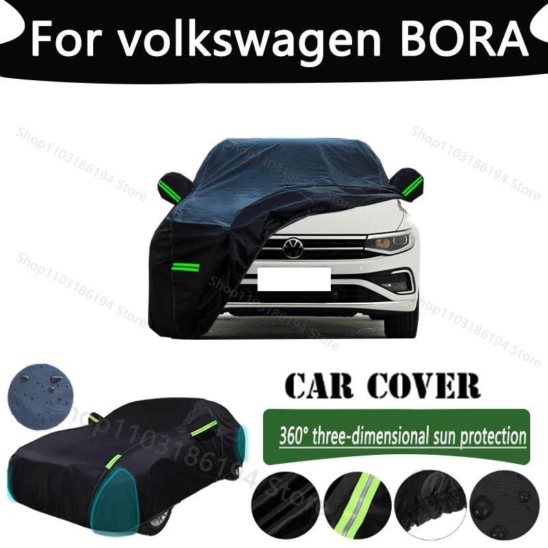 

For volkswagen BORA Outdoor Protection Full Car Cover Snow Covers Rainwater Sunshine Dustproof Scratches Car Cover