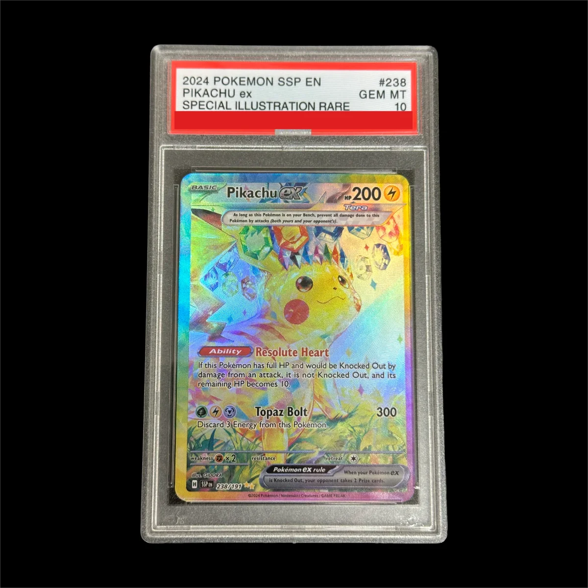 diy-2024-ssp-en-surging-sparks-238-pikachu-ex-ilustraciOn-especial-raro-anime-10-puntos-de-grado-tarjeta-de-juego-de-tarjeta-de-regalo