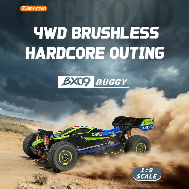 ZD Racing RC Buggy 1 9 Scale 4WD BX09 RTR 75KM High Speed 4S Off Road All Terrain RC Car For Adult Outdoor Hobby Racing
