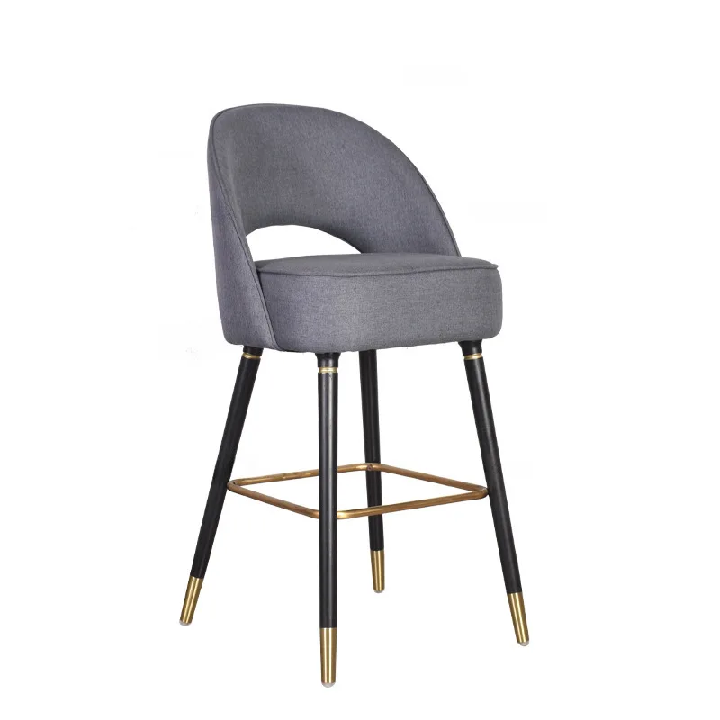 

Modern simple bar Solid wood Nordic bar Front desk American island Designer new Chinese high chair