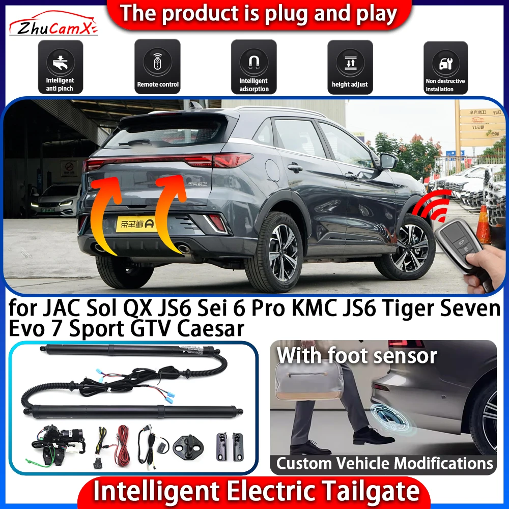 

Smart Powered Tailgate System for JAC Sol QX JS6 Sei 6 Pro KMC JS6 Tiger Seven Evo 7 Sport GTV Caesar Automatic Intelligent Kit