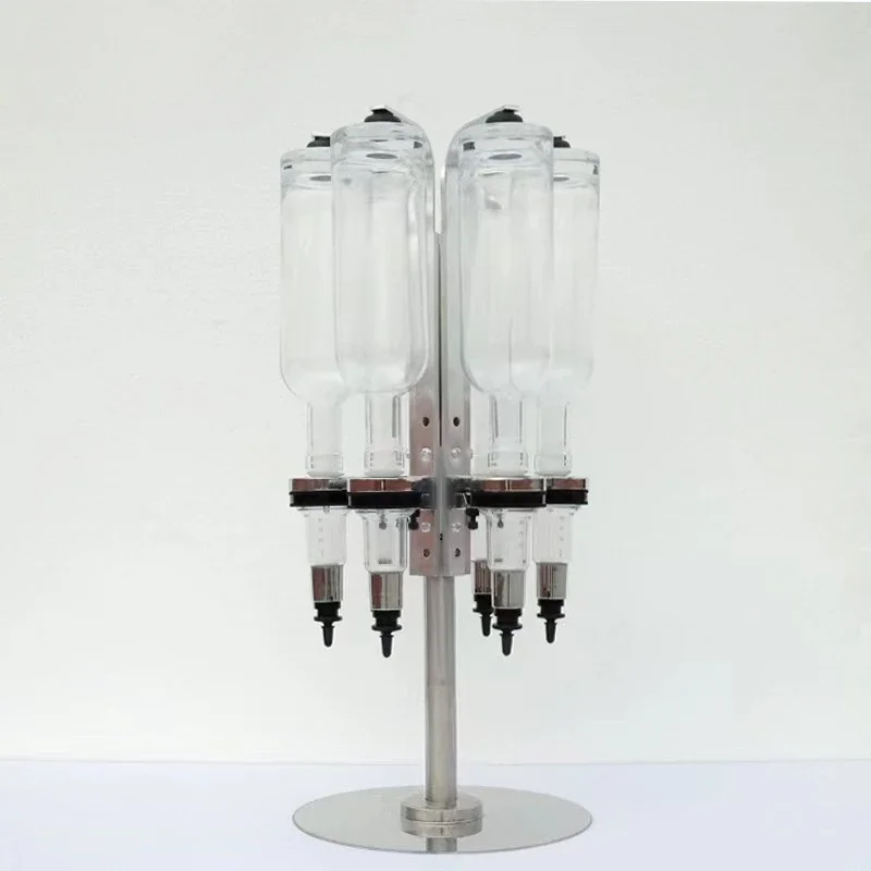 375ml Rotatable Design 6 Bottles Perfume Dispenser Whole Store Perfume Display Rack with 6 Pump Head Distributor