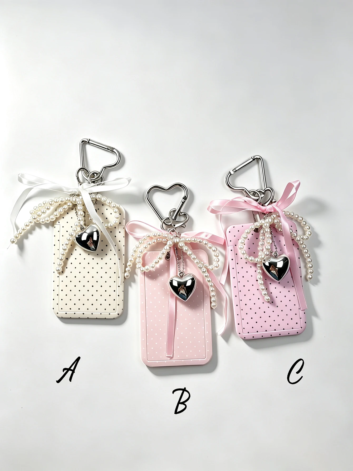 1 Piece of Polka Dot Printed Bowknot Bead Pendant Bag Accessory, Sweet and Cool Y2K Style, Suitable for Decorating Handbags, Crossbody Bags, Backpacks, Bag Charms, Keychains, Etc