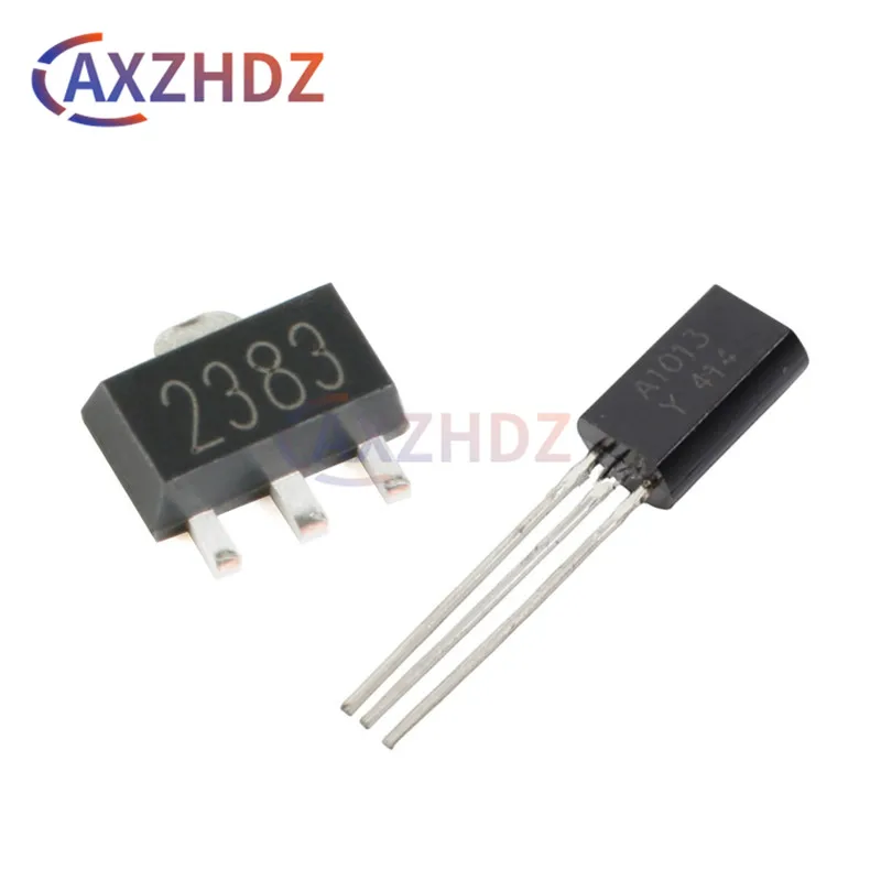 20PCS 2SC2383 2SA1013 SOT-89 TO-92L 1A 160V 900mW MARKING：2383 1013 A1013 C2383 SMD DIP NPN PNP Transistors