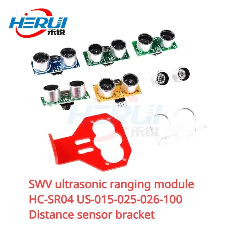 ultrasonic ranging module HC-SR04 US-015-025-026-100 Distance sensor bracket לוחות  щит