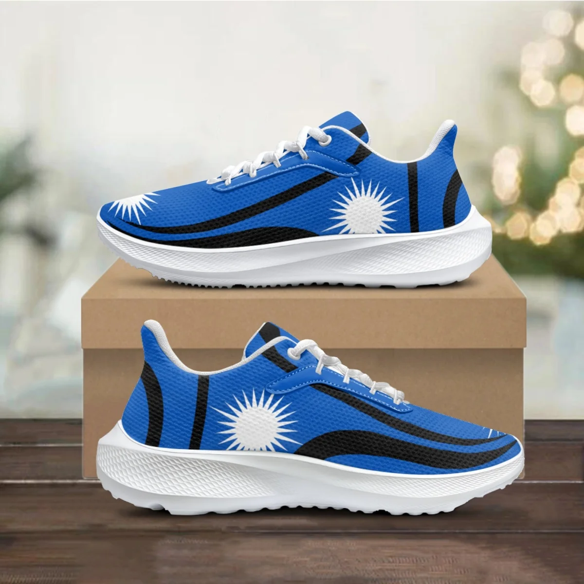 Marshall Island Kwajalein Flag Print Comfort  Sneakers for Fitness Sport Shockproof Lightweight Casual Running Shoes Drop Ship