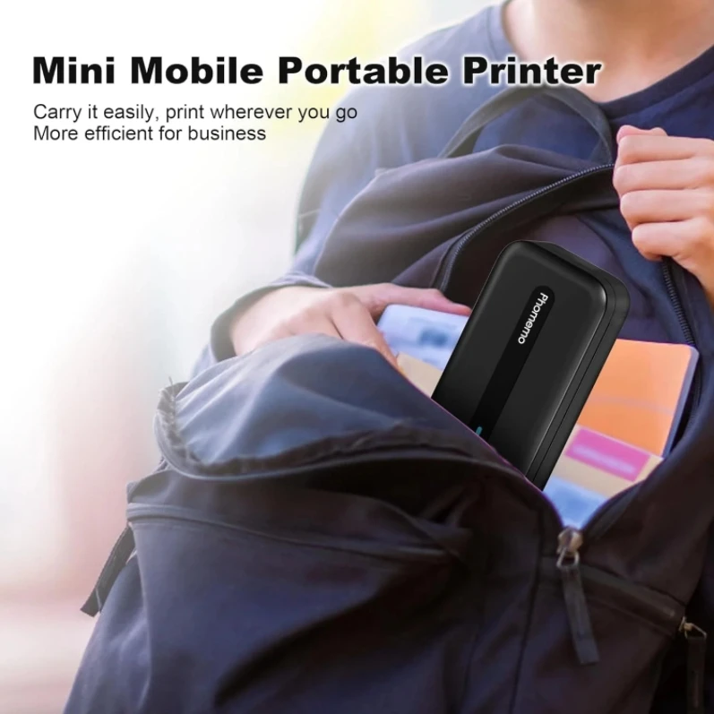 Phomemo M832 Inkless Thermal Pocket Printer Business Met Multiple Printing 300DPI Print Clear Mini Mobile Portable Printer