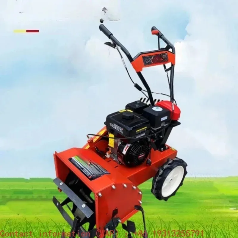 【2026】Four-wheel Drive Weeder, Multi-functional Ditching, Ridging, Rotary Tillage, Farmland Orchard Weeding, Micro-tille