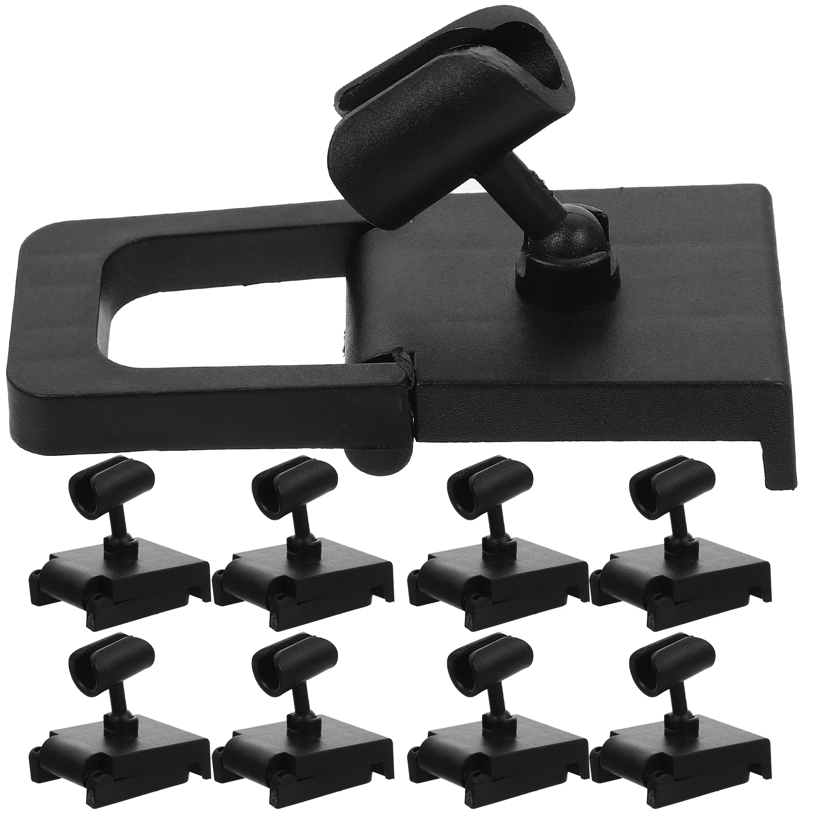 

10pcs Mini Mobile Phone Microphone Stand Adjustable Desktop Clamp Heavy Duty Table Mount Base Sturdy Mic Holder