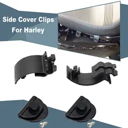 Left Side Battery Cover Mount Clips For Harley Sportster XL883 XL1200 2004-2013 Motorcycle Black Side Mount Clamp Accessories