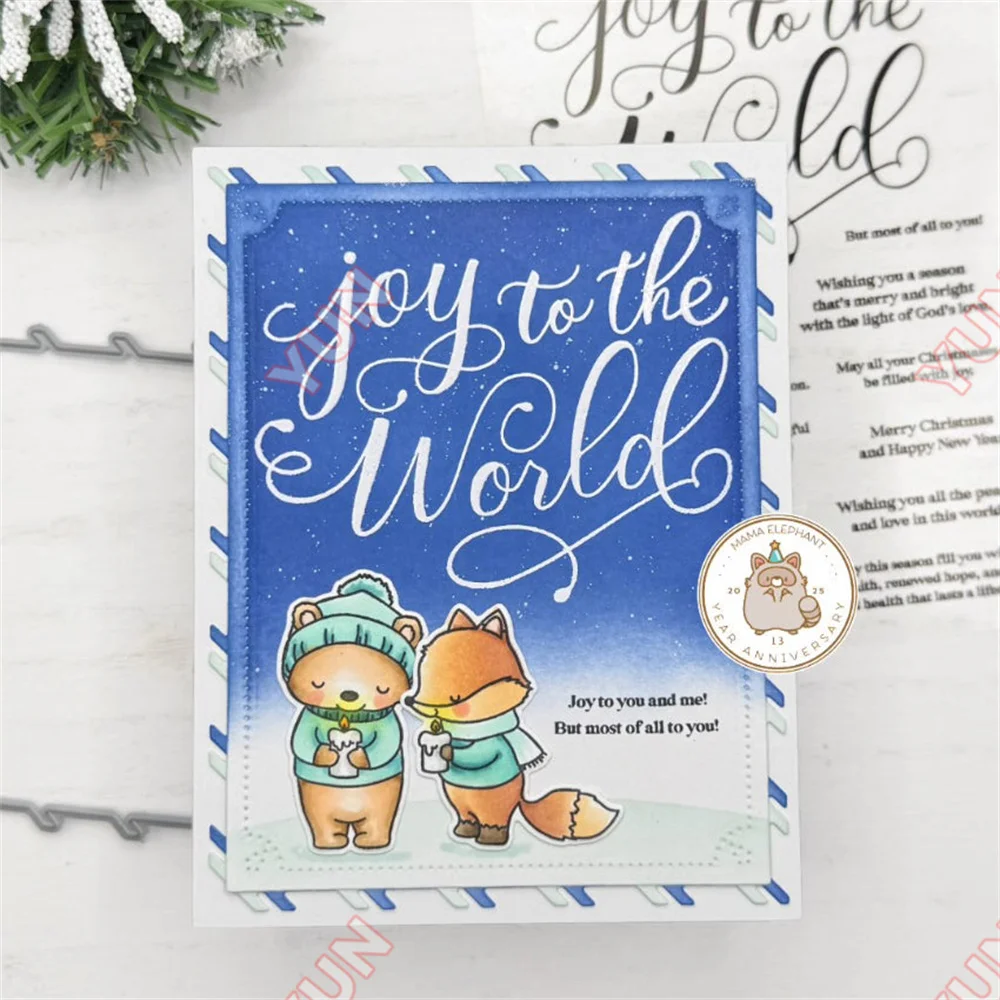 Merry Christmas New Metal Cut Dies Little Agenda Bakery Bears Bewitched Arch Die Stamps Set DIY Card Scrapbook Clear Stamp Make