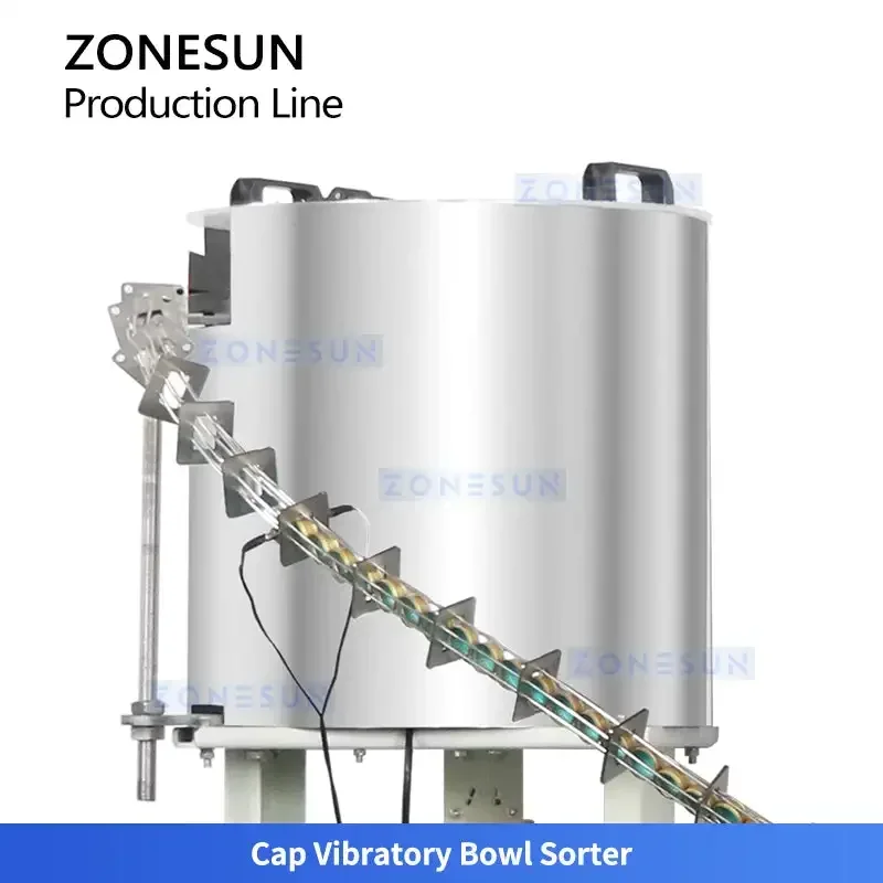 ZONESUN Macchina automatica per il riempimento e il tappatura delle bottiglie Etichettatrice con maniche termoretraibili Linea ZS-FAL180G2