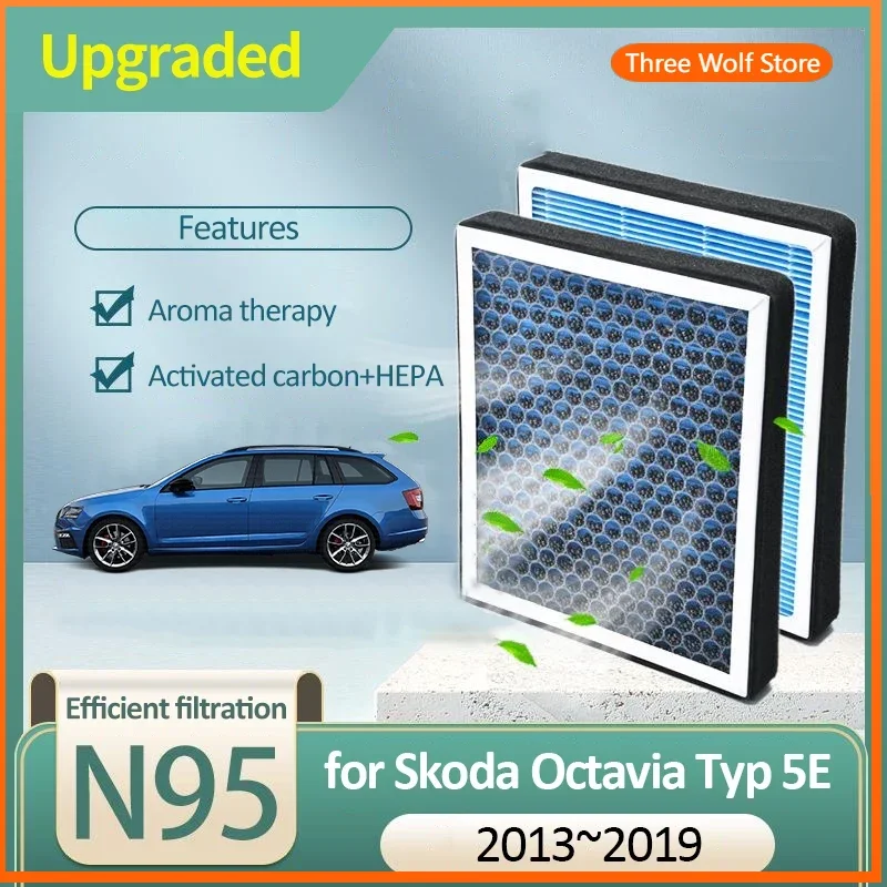 

Воздушный фильтр с активированным углем для Skoda Octavia Typ 5E MK3 Scout 2013 2014 2015 2016 2017 2018 2019 5Q 0819653 Аксессуары Автомобили