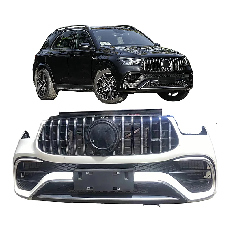 

for Mercedes-Benz GLE63s AMG w167 Auto Parts Front Bumper Kit with Grille and Headlights GLE63s