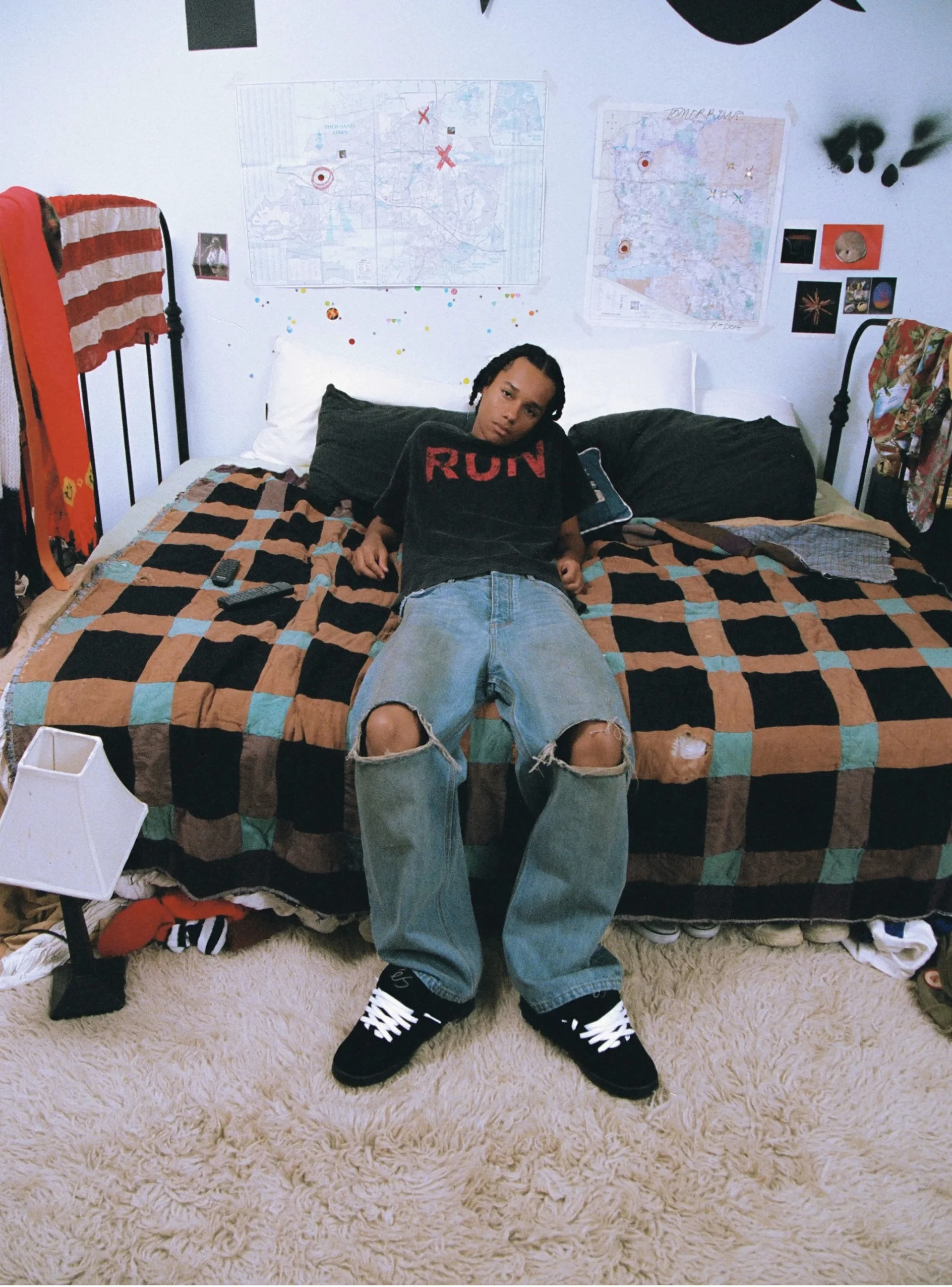 

Autonomous Dirty Denim Jeans Billy Distressed Long Cotton Trousers Men's Fashion Casual Wear Autumn 2024 Collection