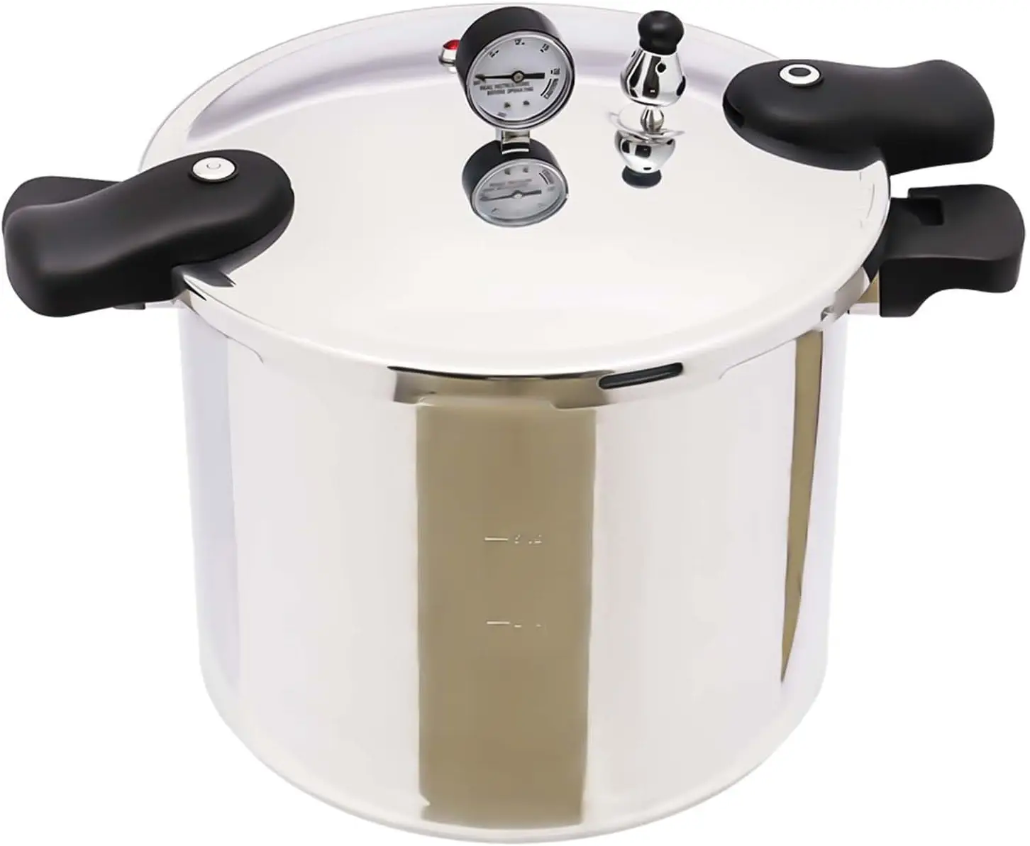 23 Quart Pressure Canner Aluminium with Steam Guage 22L Thickened Explosion-proof Sealing Cookware