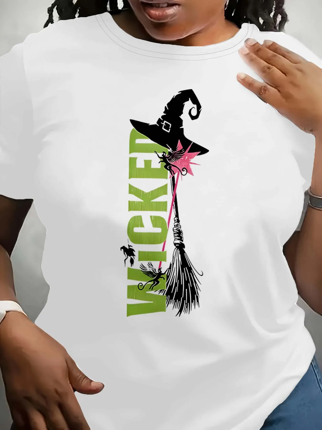 

Plus Size Witchy Broomstick Inspired Enchanted Fashion Ensemble