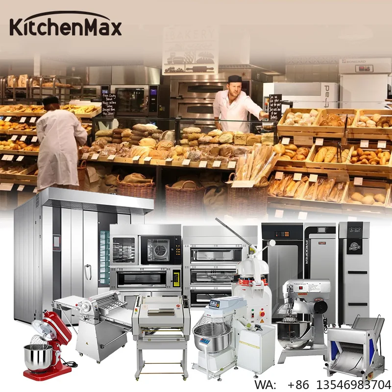 KitchenMax Complete Bakery Equipment China Commercial Automatic Bread Make Machine Maker for Sale Small Business