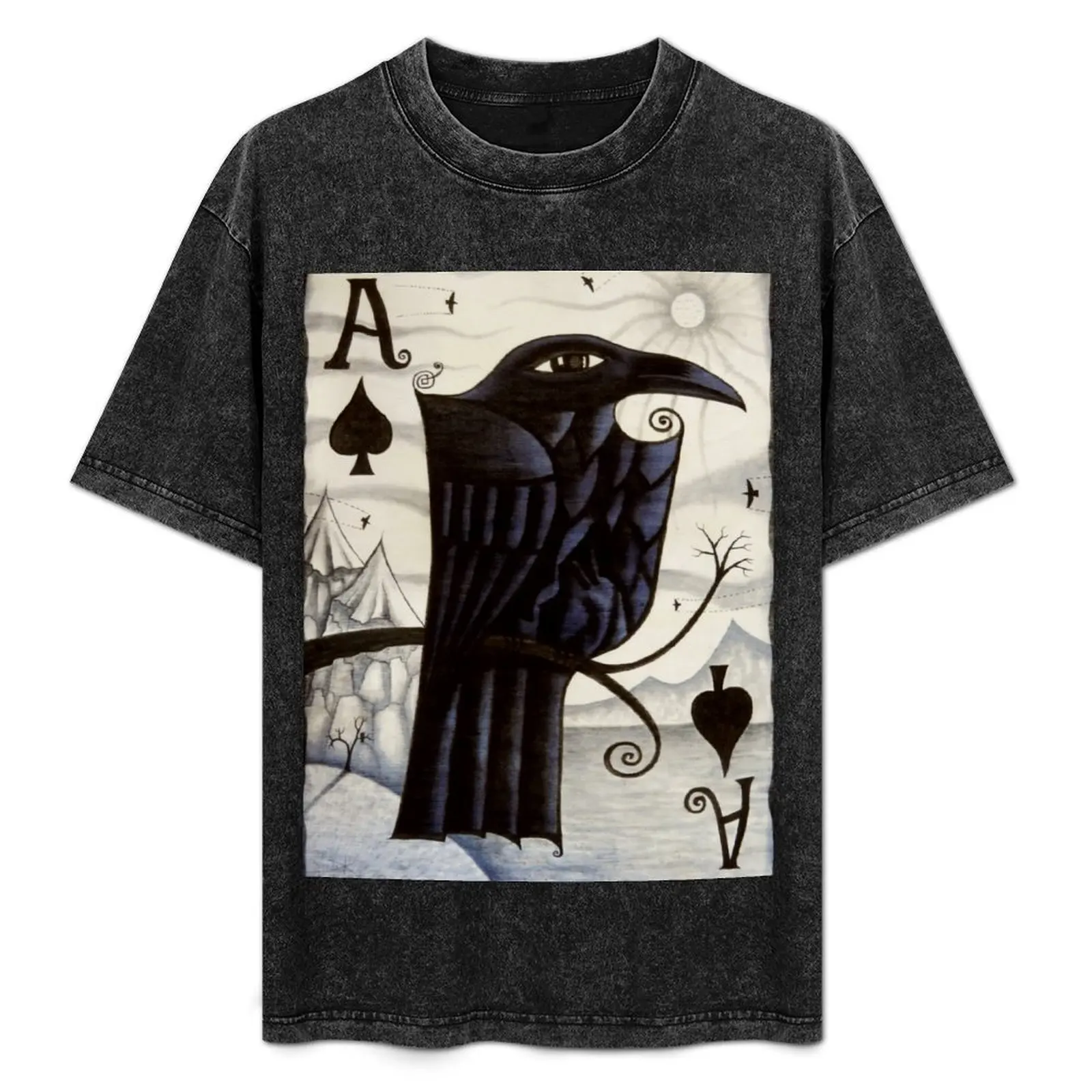 

Ace of Spades Corviddk_2019oct14a T-Shirt Classic Graphic Short Sleeve Top