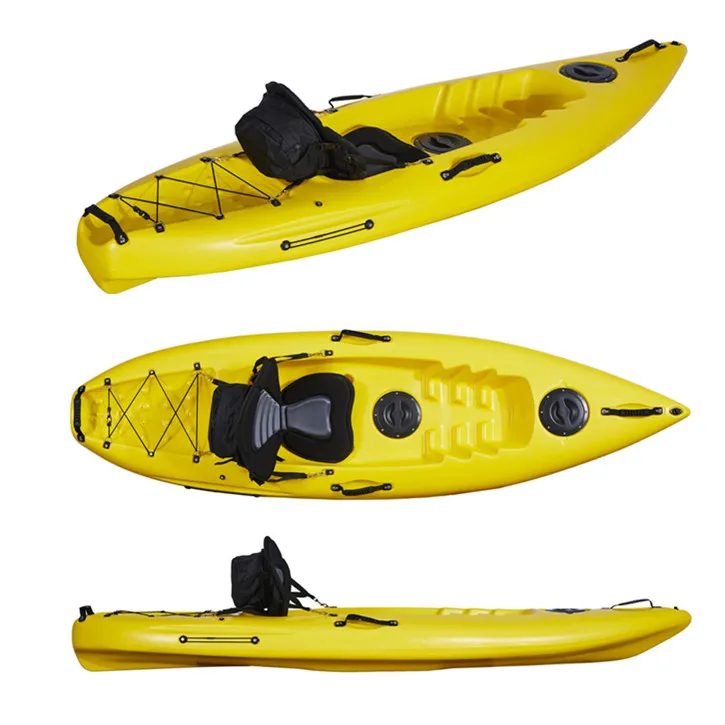 2.6M small kayak with comfortable backseat, suitable for surfing and cruising