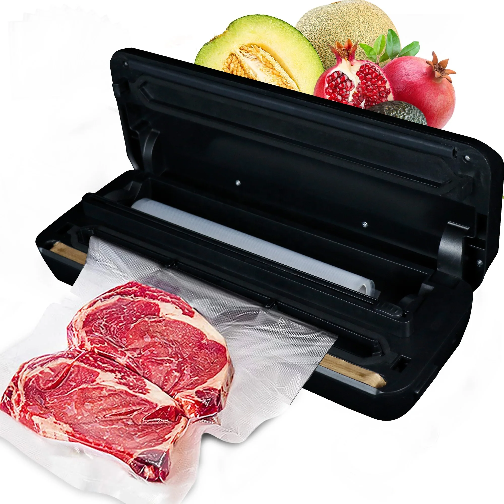 

OOTD CE Stainless Steel Automatic Vacuum Sealer Hot Selling Vacuum Saver Vacuum Machine for Food Fresh