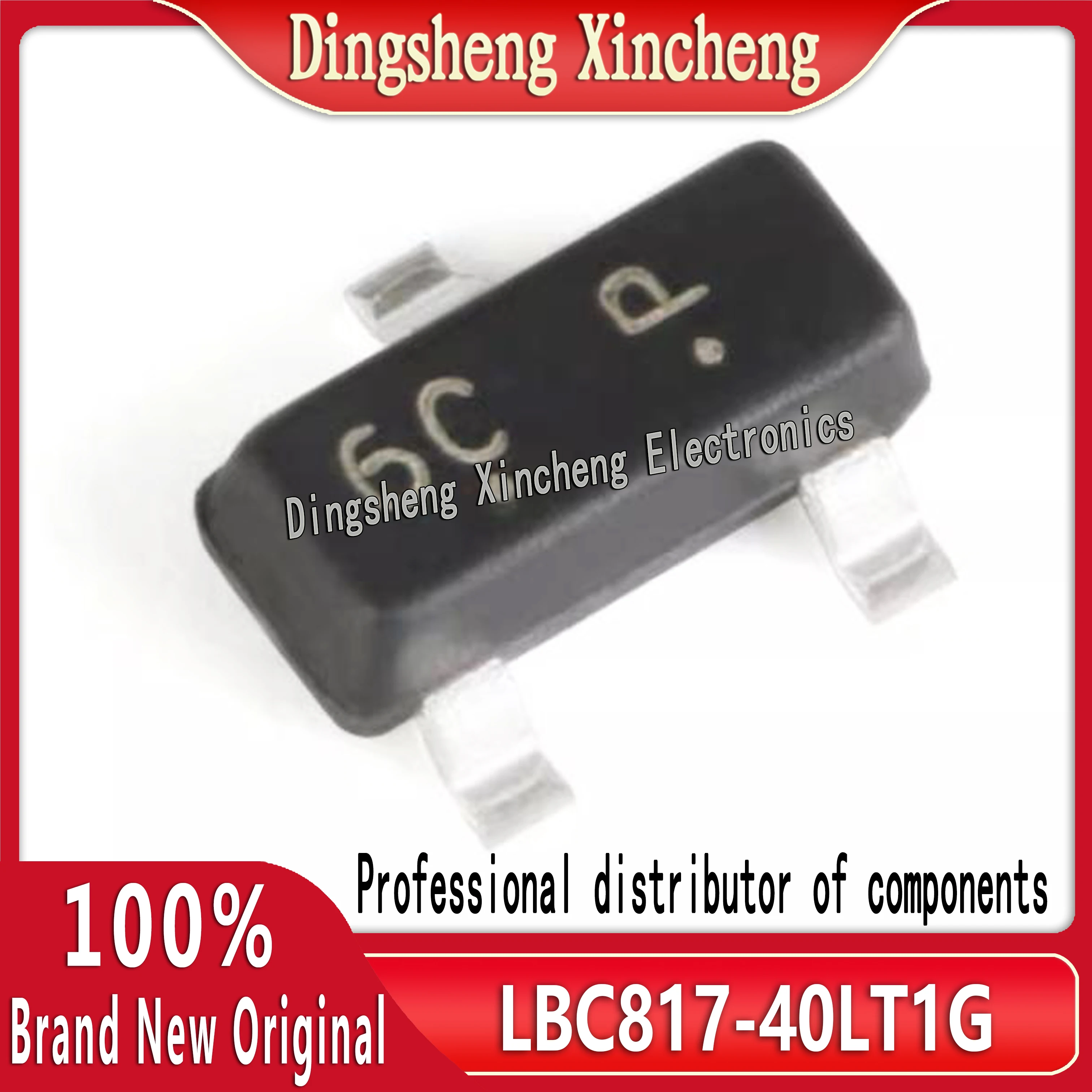 

20 pcs/lot Original genuine LBC817-40LT1G screen printed 6C SOT-23 45V/500mA SMT transistor